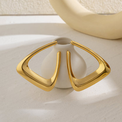 Triangle Stud Earring