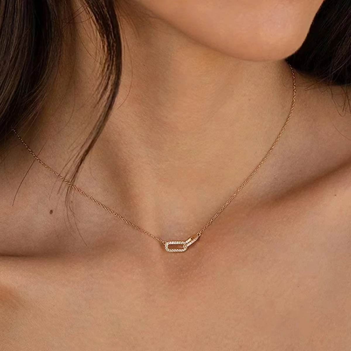 Interlocked Infinity Necklace