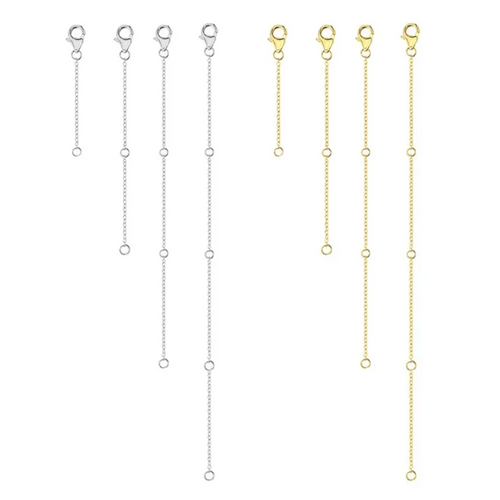 4pc Necklace Extender (2-8in) (5-20cm)