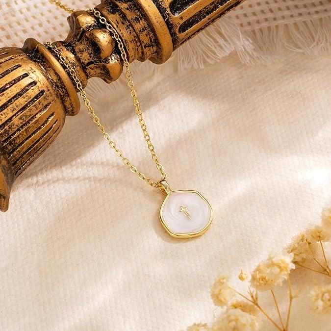 18k Dainty Cross Necklace